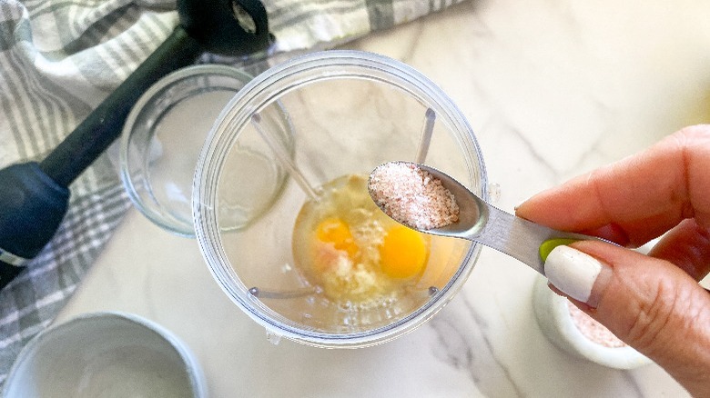 adding items to blender