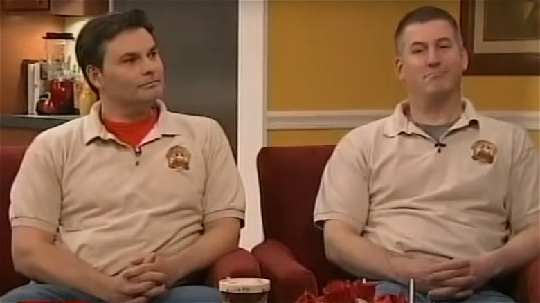  Larry Blackwell and Jason Conroy sitting at interview