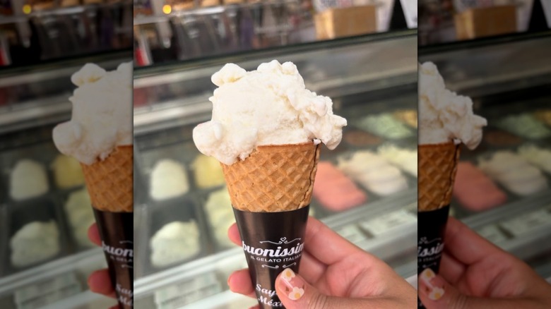 View of Buonissimo Cafe and Gelato's open air storefront