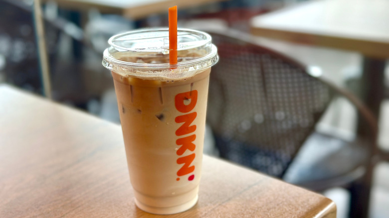 dunkin cold coffee drink