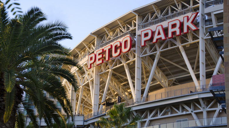 Exterior shot of Petco Park