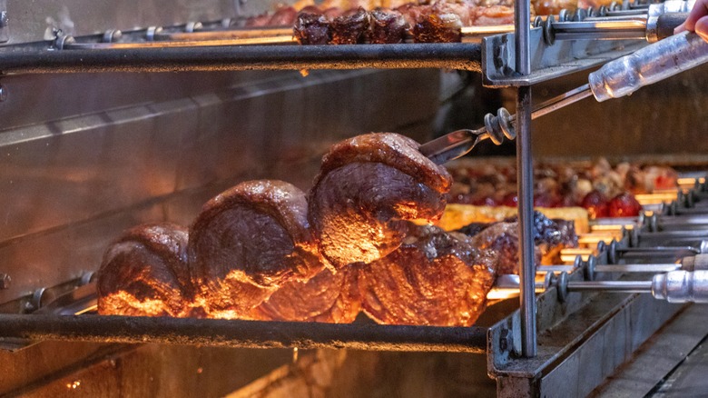 Brazilian churrasco cooking