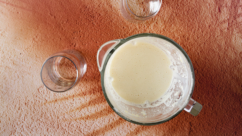 pitcher with two glasses