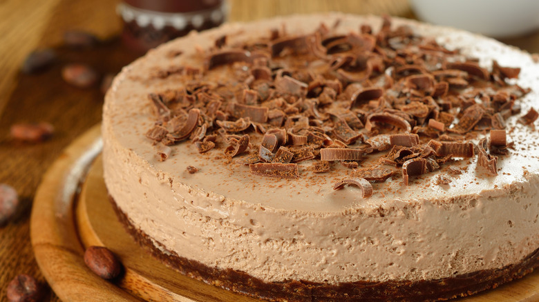 Chocolate cheesecake