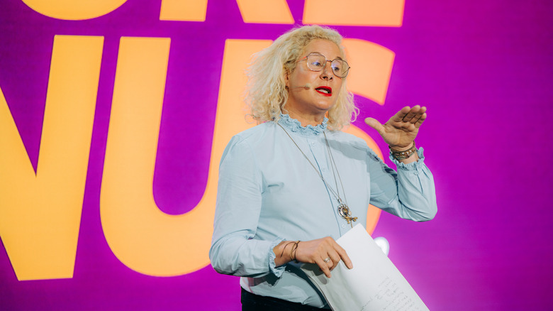 ana ros speaking at future menus launch