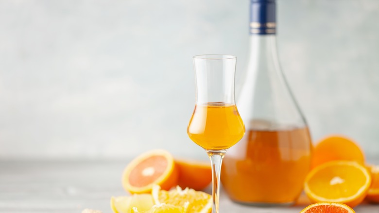 Homemade orange infused vodka