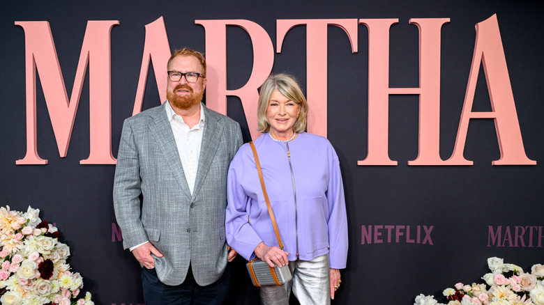 Martha and R.J. Cutler at the premier of "Martha"