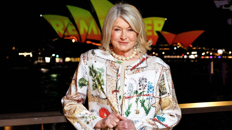 Martha Stewart smiling in Sydney, Australia
