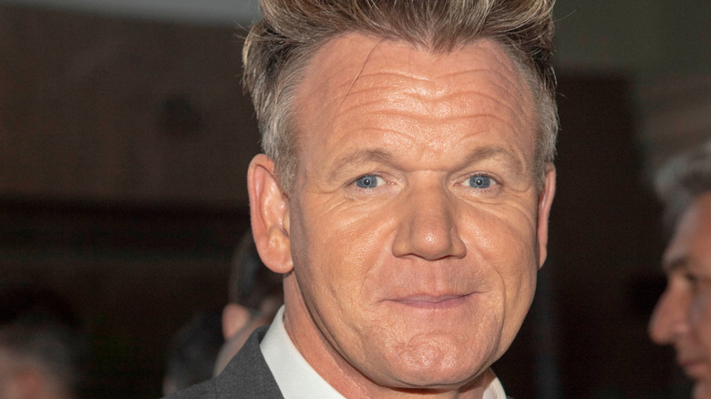 Gordon Ramsay smiling at an event