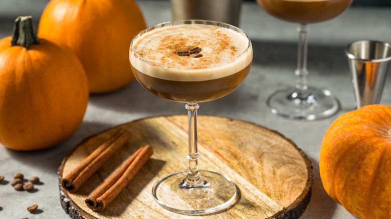 A pumpkin spice espresso martini