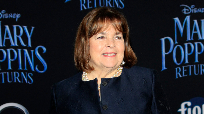 Ina Garten at a movie premiere