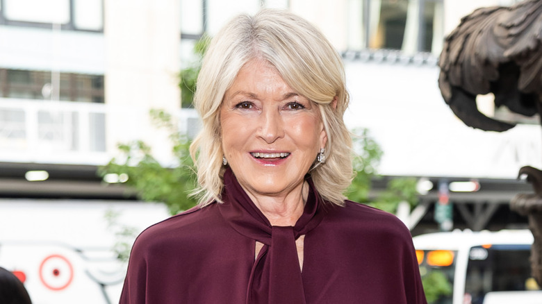 Martha Stewart smiles at New York Public Library function