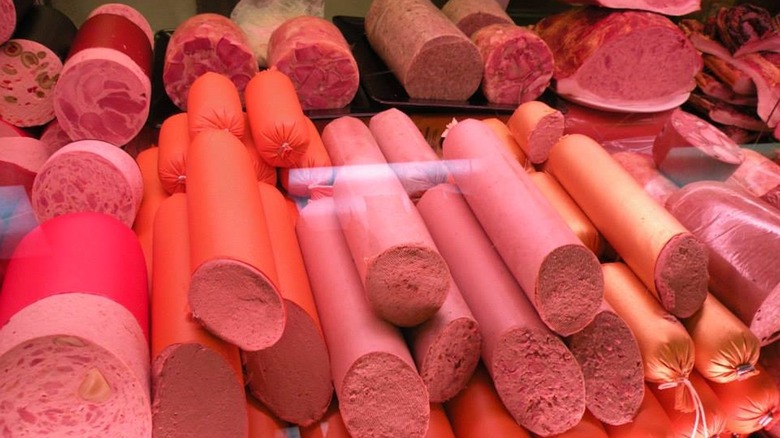 Meat and sausage at Edelweiss Sausage & Delicatessen