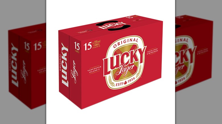case of Lucky Lager