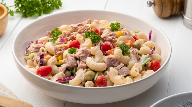 Pasta salad with tuna