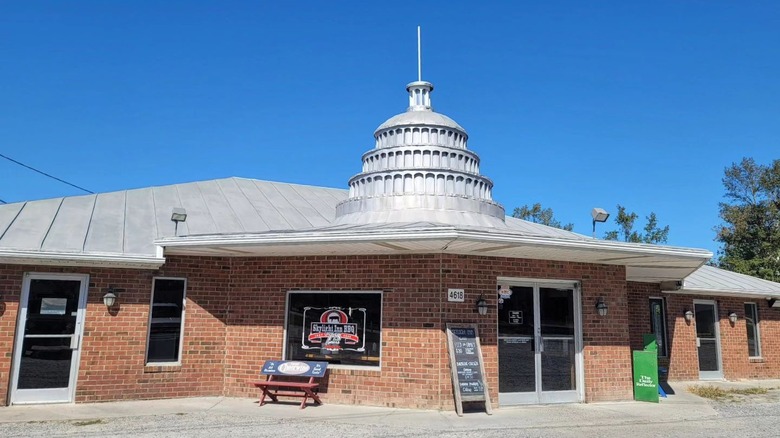 Entrance to Skylight Inn BBQ