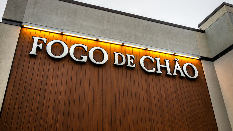 Fogo de Chão storefront sign
