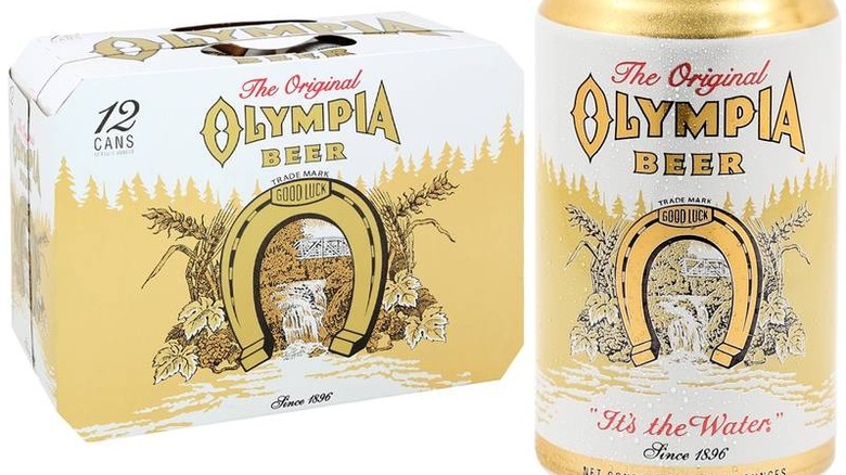 cans of Olympia beer