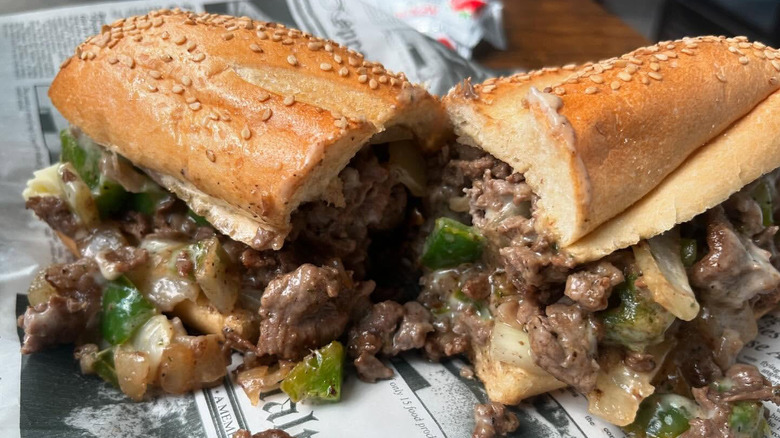 a Shay's cheesesteak