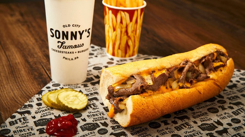 Sonny's Famous Steaks cheesesteak