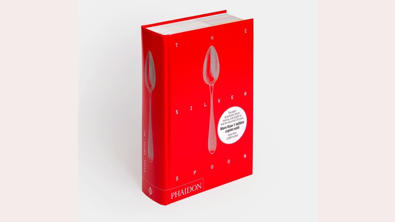 The Silver Spoon which is a large red book