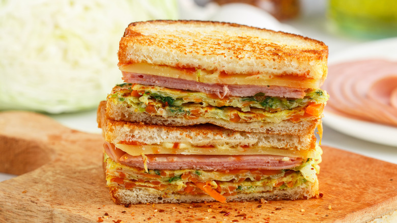 Two slices of gilgeori.